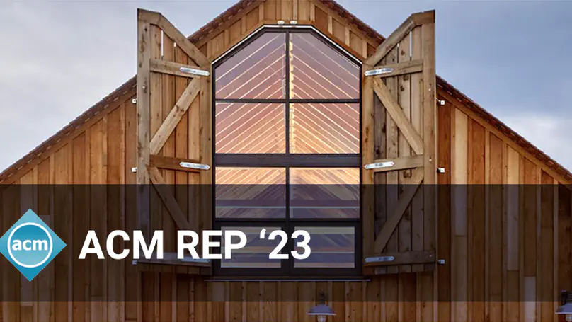 Summary of ACM REP 2023